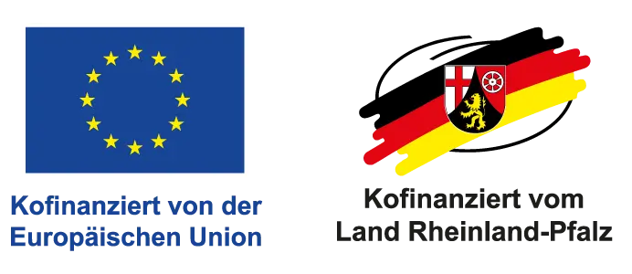 Logo_Kofinanziert_von_der_Europaeischen_Union_RLP_quadrat Logo Kofinanziert von der Europaeischen Union RLP quadrat