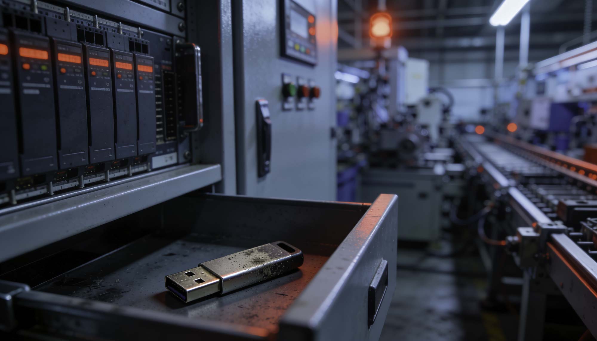 Warum USB-Sticks in der OT das größte Risiko Ihrer Produktion sind