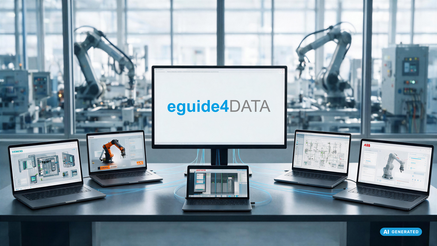 Vendor-Independent OT Backup Platform | eguide4DATA Vendor-independent OT backup platform connecting Siemens, ABB, KUKA and industrial automation systems through eguide4DATA